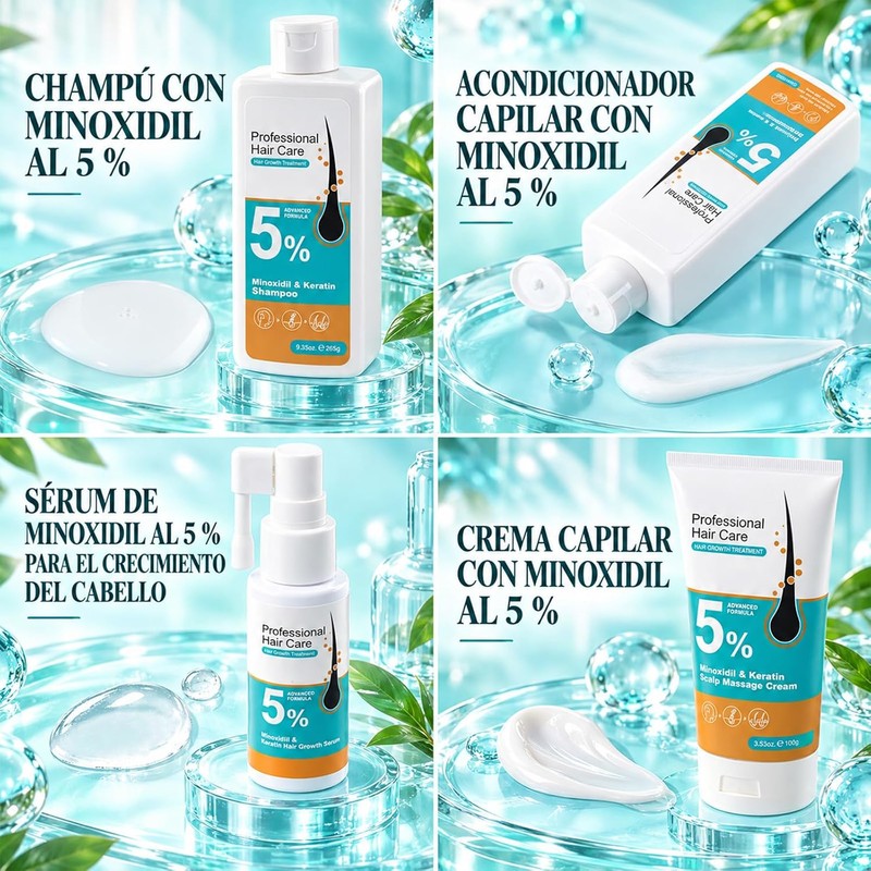 4PCS Profesional para el Cuidado del Cabello