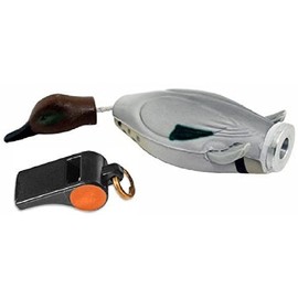 Dokken Greenwing Teal Launcher Dummy and Pro Dog Training Whistle for Shed Hunting Dogs (Black) LD200/W100B