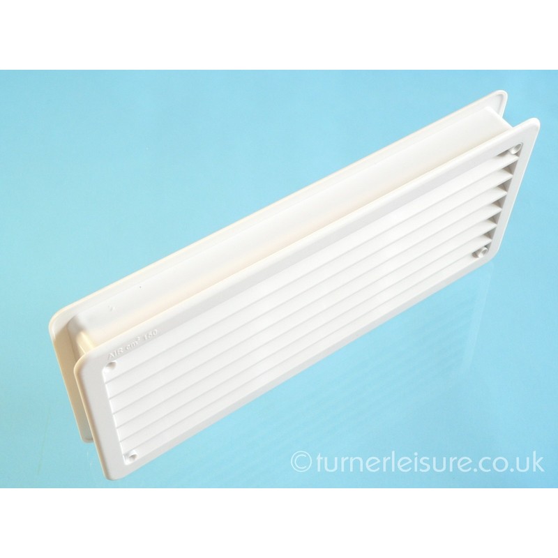 Vecamco TELESCOPIC DOUBLE SIDED RECTANGULAR PLASTIC AIR VENT 270mm x