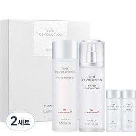 Missha Time Revolution The First Basic Cosmetics 2-piece set, 2 sets / 미샤 타임 레볼루션 더 퍼스트 기초화장품 2종 세트, 2세트