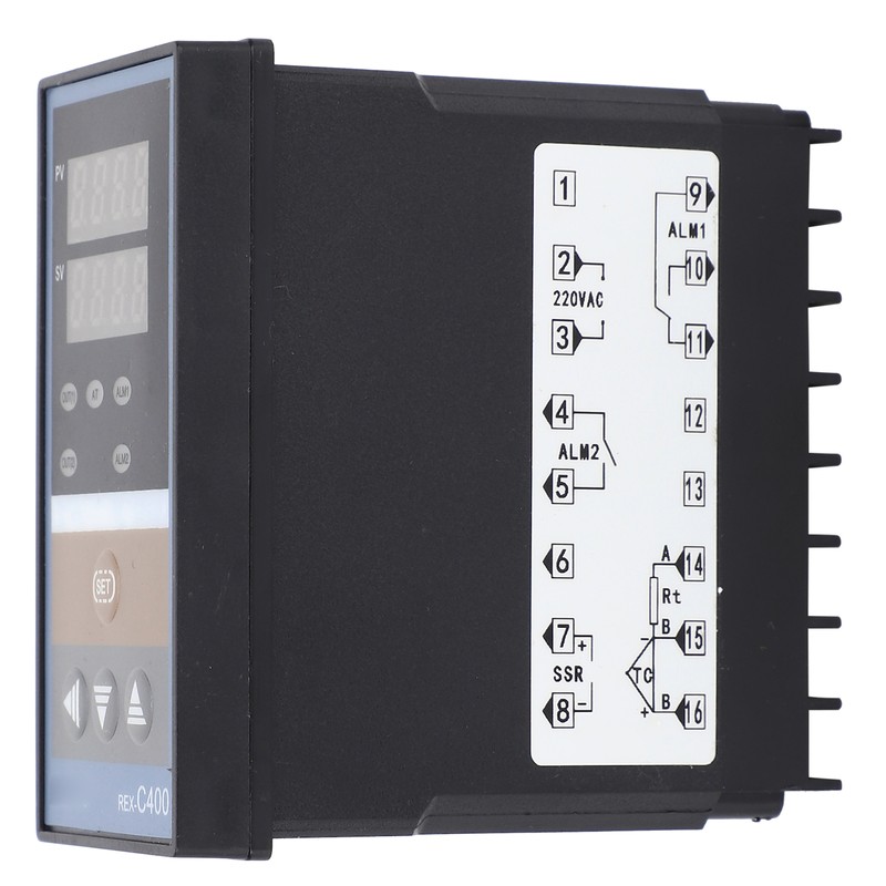 BERM Digital Display Temperature Meter High Accuracy Thermometer REX-C400FK02-V x