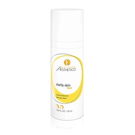 AESTHETICO clarify skin - Mattierende Feuchtigkeitspflege für Mischhaut, fettige Haut und Akne, leichte Gelcreme mit Salizylsubstanzen, 50 ml