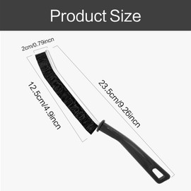 Crevice Cleaning Brush, Groove Cleaning Brush, Gaps Cleaning Brush, Small Scrub Brushes Tube Brushes Tiny Window Door Track Groove Gap Cleaning Tools for Bathroom, Kitchen, Home (3PCS)