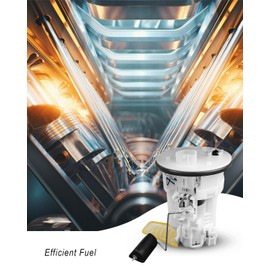 HUQUZN Electric Fuel Pump Module Assembly with Sending Unit Fit for Chevy Prizm Toyota Corolla L4 1.8L Gas 1998 1999 2000 2001 2002 Replace 77024-02010 23221-0D010 SP9163M FG2218