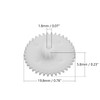 Bettomshin Plastic Gear 38102B 0.5 Modulus Pulley Belt Shaft Robot