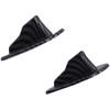 10PCS Shark Fin Kit Spoiler Wing Set with Carbon Fiber