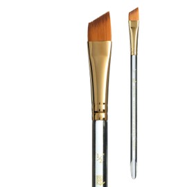 Princeton Heritage, Series 4050, Synthetic Sable Paint Brush for Watercolor, Angle Wash, 1/2 Inch