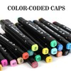 Dabo&Shobo 24 Colors Drawing Markers, Dual Tip Art Markers, Coloring