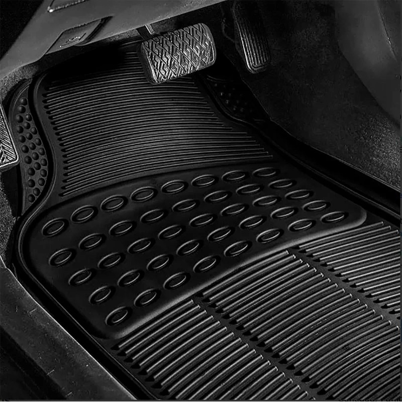 3pz Tapete Uso Rudo Grueso Chevy Silverado 1500 2000 Negro
