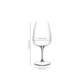 Riedel GRAPE Cabernet/Merlot/Cocktail - Red Wine & Cocktail Glass - 4 Pack - Dishwasher Safe, Crystal Glass - 5424/0-US