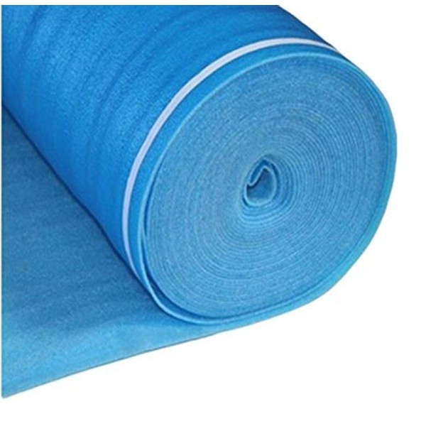 AMERIQUE AMBLPD3M 3-in-1 Heavy Duty Foam 3mm Thick Premium Flooring Underlayment Padding with Tape and Vapor Barrier, 200 Square', Royal Blue, Feet