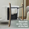 Modern Nursery Rocking Chair, Upholstered Glider Chair with High Backrest,