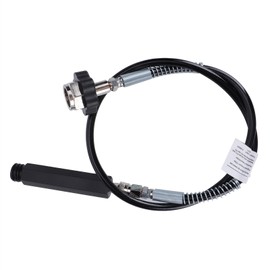 W21.8‑14 CO2 Cylinder Refill Adapter Hose with Spring Tube 36in Soda Accessories Black