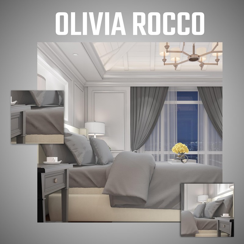 OLIVIA ROCCO Flannelette Fitted Sheets Super Soft Brushed Cotton Bed