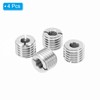 PATIKIL 4pcs Thread Adapter Sleeve Reduction Nuts M16x M8x12mm Female