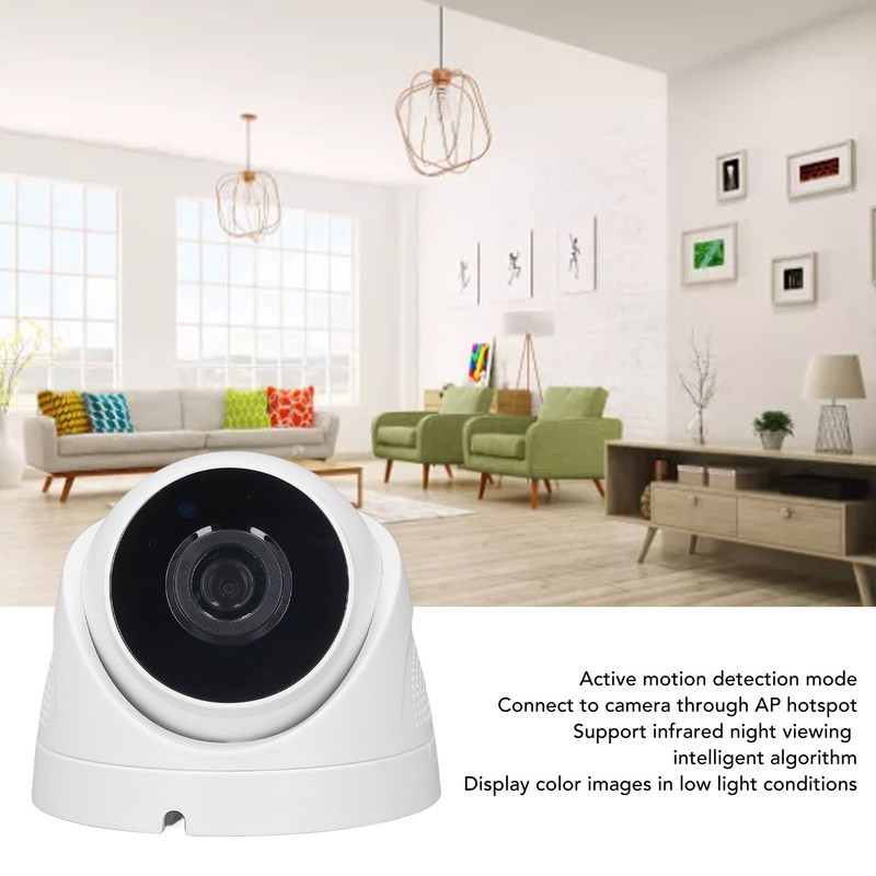 WiFi Surveillance Camera 1080P 360 90 Degree Swivelling 2MP Home