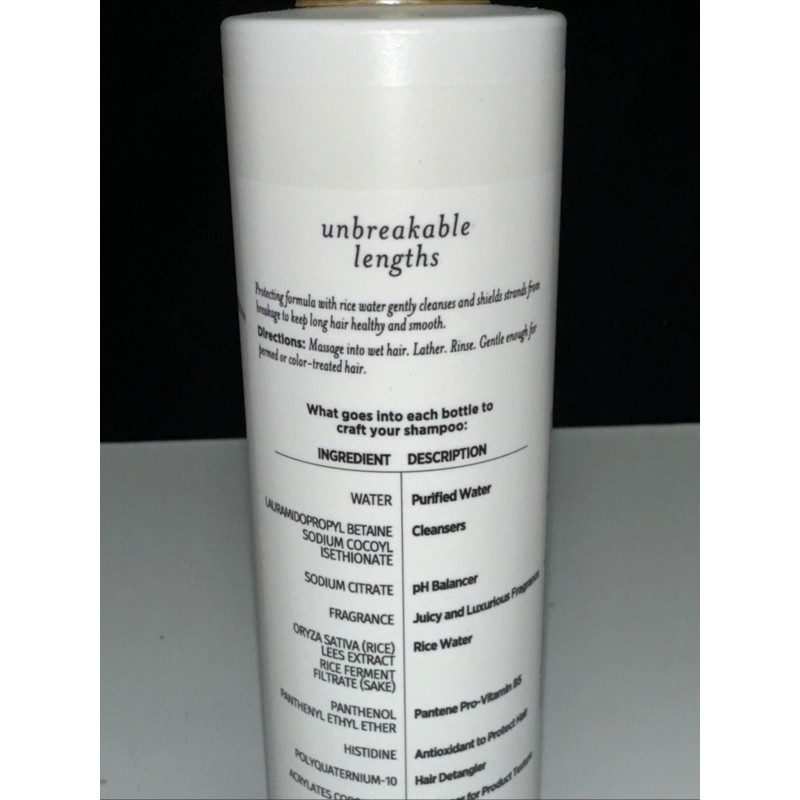 Pantene LOT OF 4- Pantene Unbreakable Lengths Sulfate Free SHAMPOO