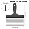 SAVITA Heavy Duty Grill Scraper, Stainless Steel Grill Scraper Food