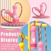 SGERUFZ Adjustable Children's Jump Rope with Cartoon Wooden Handle, Gifts