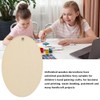 Wood Ornament Pieces Unfinished Wood Blank Earrings DIY Hand‑made Craft