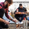 USHXVG 2-piece fire pit accessories, fire box fire wand, fireplace