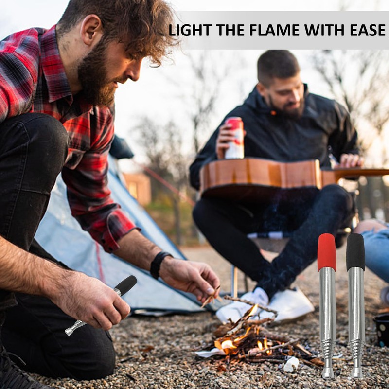 USHXVG 2-piece fire pit accessories, fire box fire wand, fireplace
