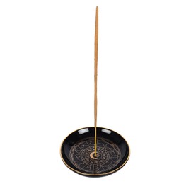 Celestial Magic: Astrology Wheel Incense Holder - Handcrafted Metal Stand with Zodiac Signs, Perfect Home Décor and Meditation Tool