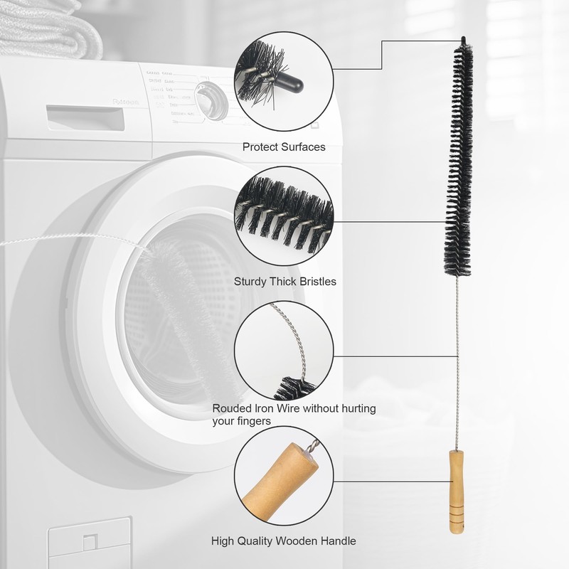AOGYikang 27.5 Inch Dryer Vent Cleaner Brush - 700mm Clothes