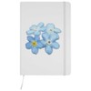 Azeeda A5 'Forget Me Not' Weißes Liniertes Notizbuch Gebundenem Buch