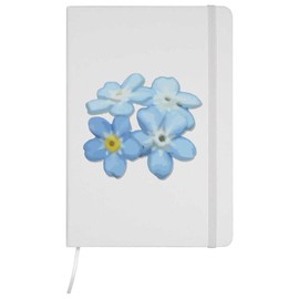 Azeeda A5 'Forget Me Not' Weißes Liniertes Notizbuch Gebundenem Buch (NB00070753)
