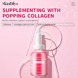 SkinDilys Australien Fullerene-Gesichtsserum 30ml / Anti-Aging, Aufhellung der Haut, Reduktion Freier Radikale, Tiefenhydration, Verbesserung Feiner Linien, Stärkung Hautbarriere für Einen Strahlenden