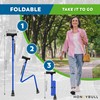 HONEYBULL Walking Cane with Air Cushion for Men & Women