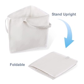 6 PCS Clothes Hanger Organizer Holder for Space Saving, Hanger Triangle Storage Bag with Handles for Closet Tidier Laundry Rooms Wardrobe Drying Rack (3grey+3white)