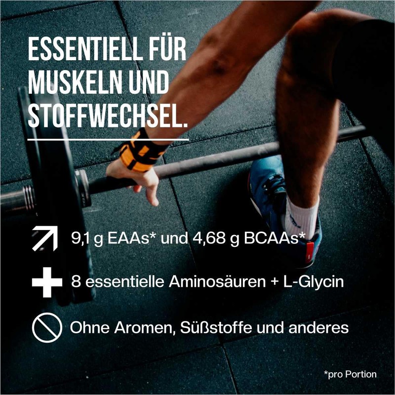 Naturalie® EAA Powder, No Flavours and Sweeteners, Pure Essential Amino