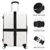 Black Suitcase Strap 195 cm Luggage Strap Long Suitcase Luggage