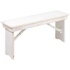 Flash Furniture HERCULES Series 40" x 12" Antique Rustic White