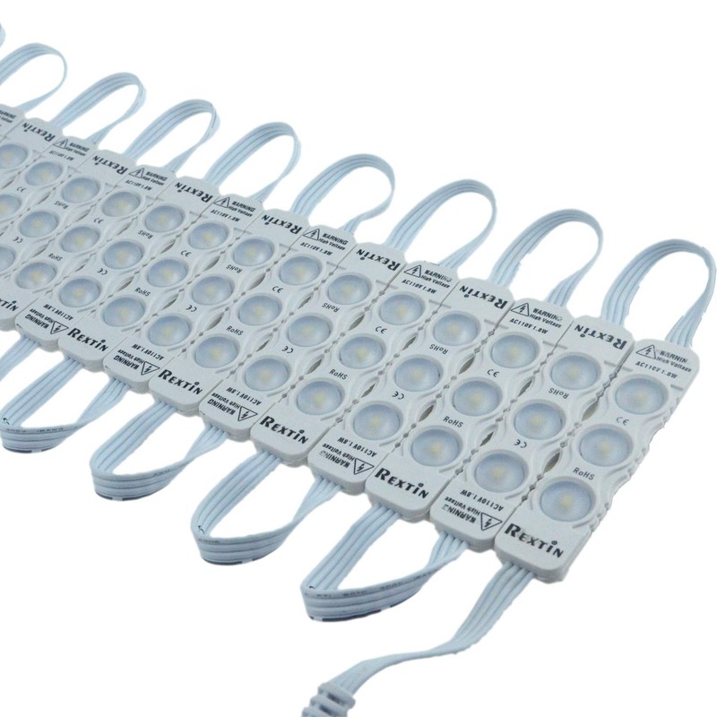 Rextin Super Bright 110V 100pcs New Model 2835 3 LED