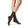 KUNERT Women's Wool Care Warm Socks, Brown-mel. 8210