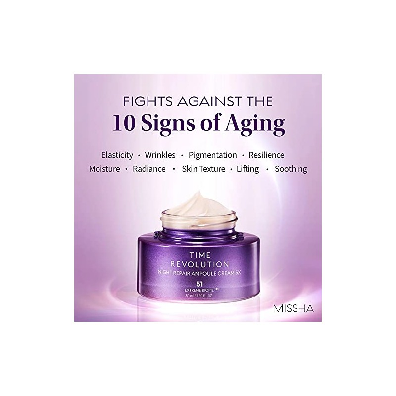 Crema Time Revolution Night Repair Ampoule Cream 50ML