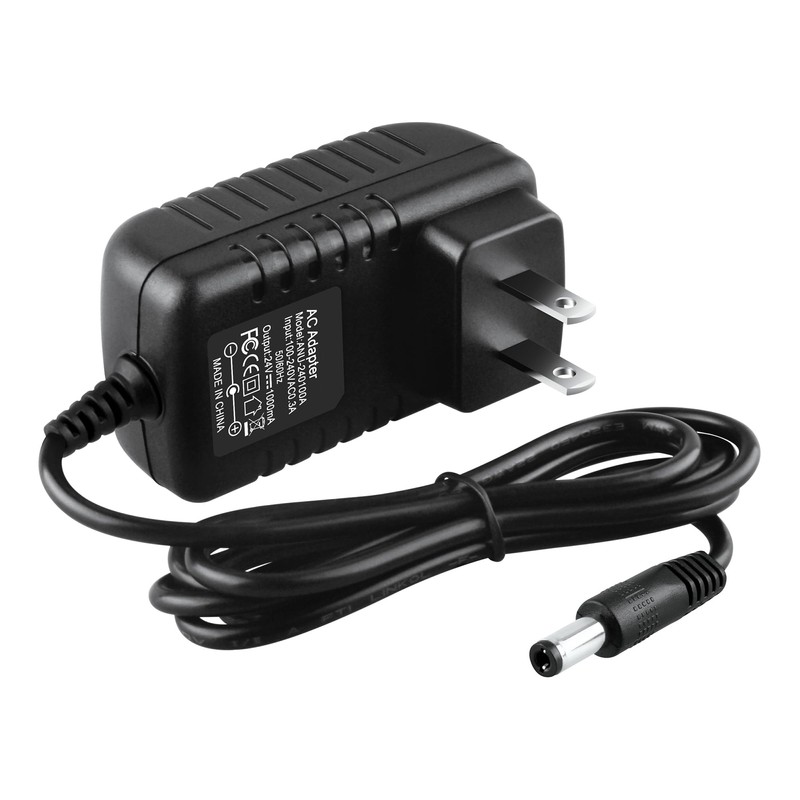 Acdctek 24V 1A DC Power Adapter 24W Supply 100V-240V AC