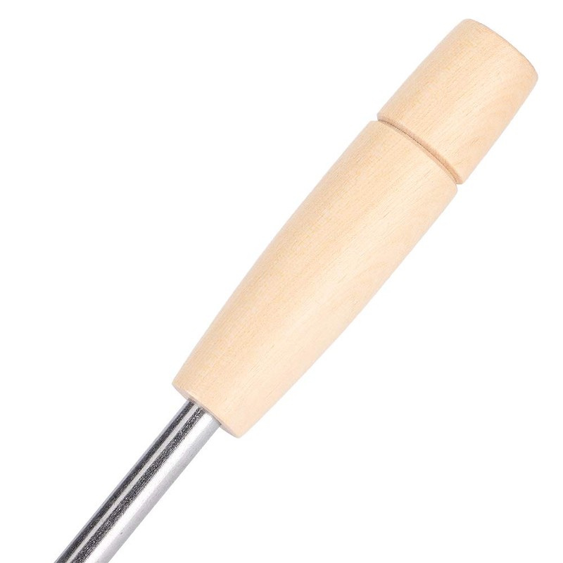 VIFERR Stainless Steel Nutcracker Mechanical Nutcracker Nut Opener with Wood