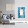 OILbiexn Decorative Outlet Covers Abstract Luxury Blue Gradient Marble 1