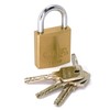 ABUS Brass Padlock EC75/30 KA Dimple Cylinder Number