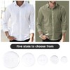 100 Pcs Clear Buttons, Buttons 2 Hole 5 Sizes of