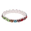 12pcs (12 Colors) Elastic Crystal Toe Ring Mixed Color Wholesale