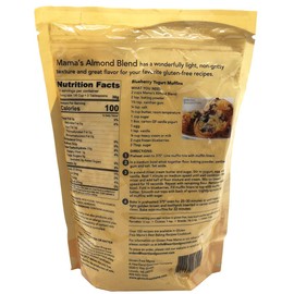Gluten Free Mamaâs: Almond Blend Flour - Gluten Free Flour - - Non-Gritty Texture - Great Flavor for Recipes - Certified Gluten Free Ingredients - All Purpose - Safe for Celiac Diet
