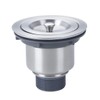 Yutong Kitchen Sink Drain Strainer, 4.5 Inch Sink Strainer with