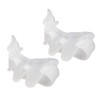 YINETTECH 2-Piece Gel Toe Separator Spacer Bunion Protection Foot Separator