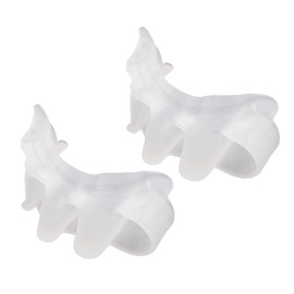 YINETTECH 2-Piece Gel Toe Separator Spacer Bunion Protection Foot Separator Toe Separator