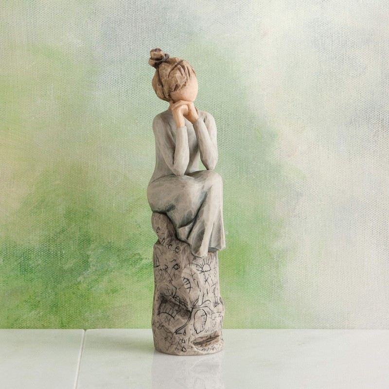 Willow Tree hand-painted sculpted figure, Patience
